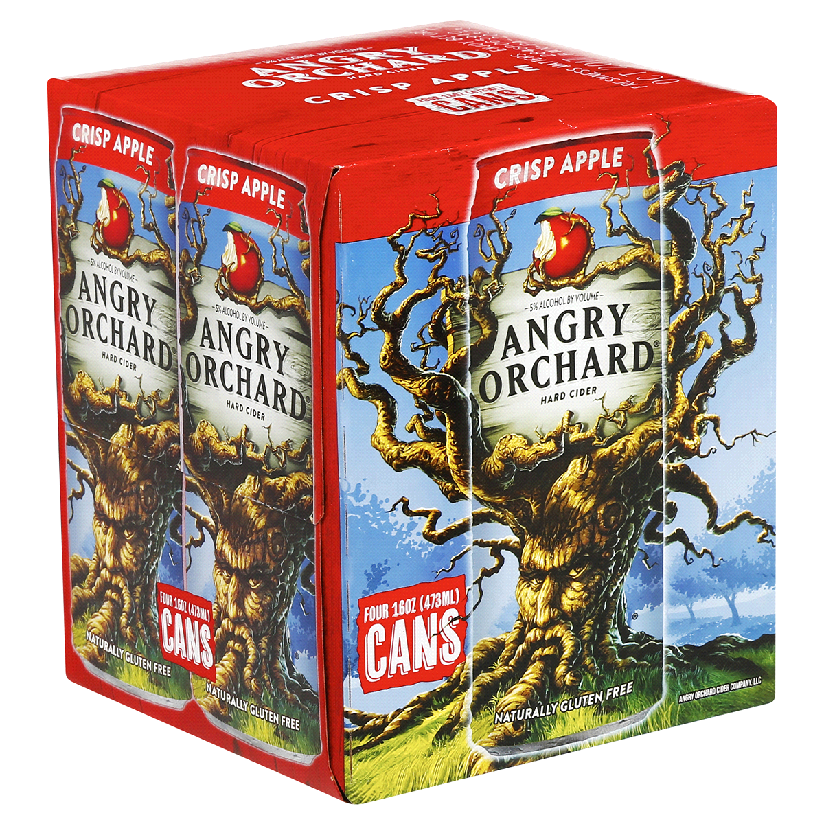 slide 5 of 6, Angry Orchard Crisp Apple Hard Cider, Spiked, 4 ct; 16 oz