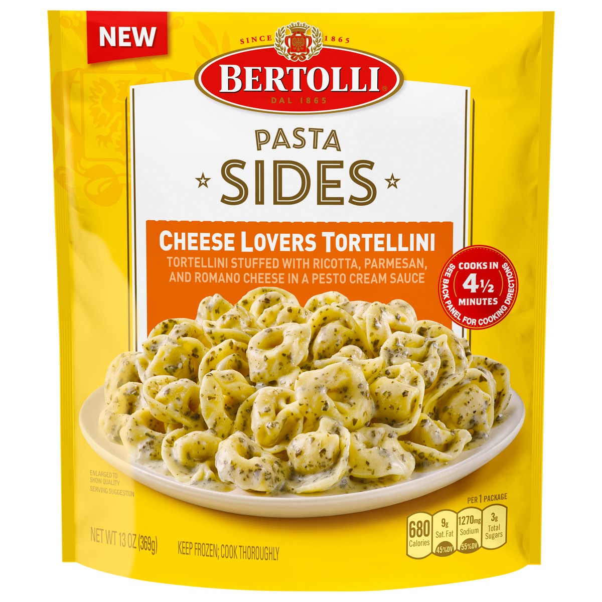 slide 1 of 5, Bertolli Cheese Lovers Tortellini Pasta Sides 13 oz, 13 oz