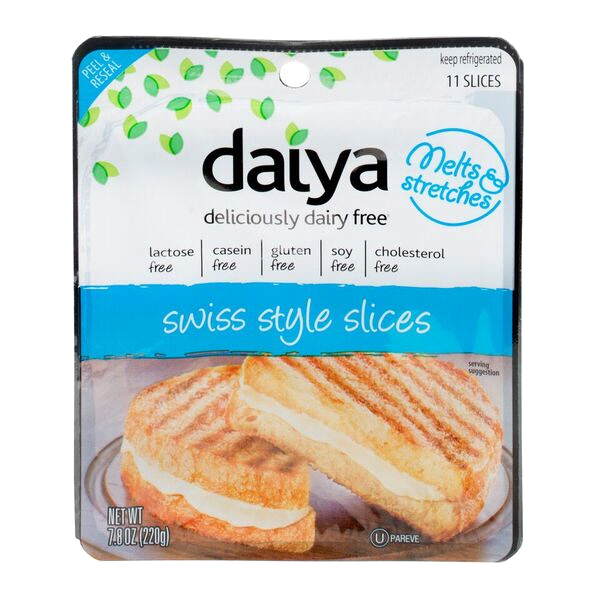 slide 1 of 1, Daiya Swiss Style Slices, Dairy Free, 7.8 oz