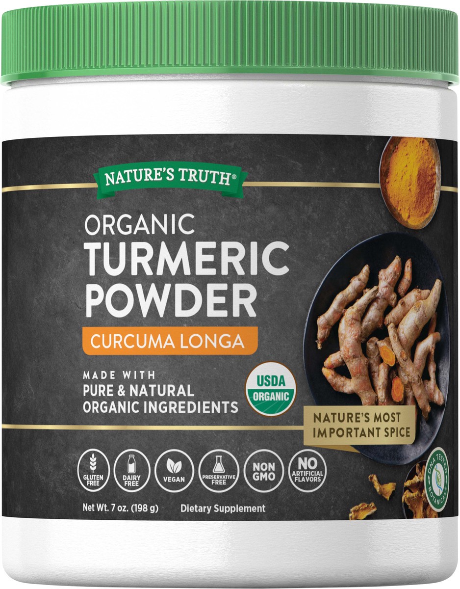 slide 6 of 6, Nature's Truth Natures Truth Tumeric Powder, 7 oz