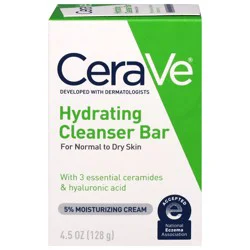 CeraVe Hydrating Cleanser Bar 4.5 oz