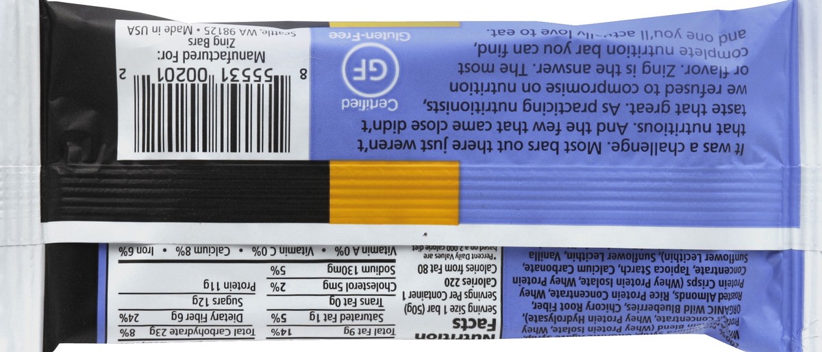 slide 3 of 6, Zing Bar 1.76 oz, 1.76 oz