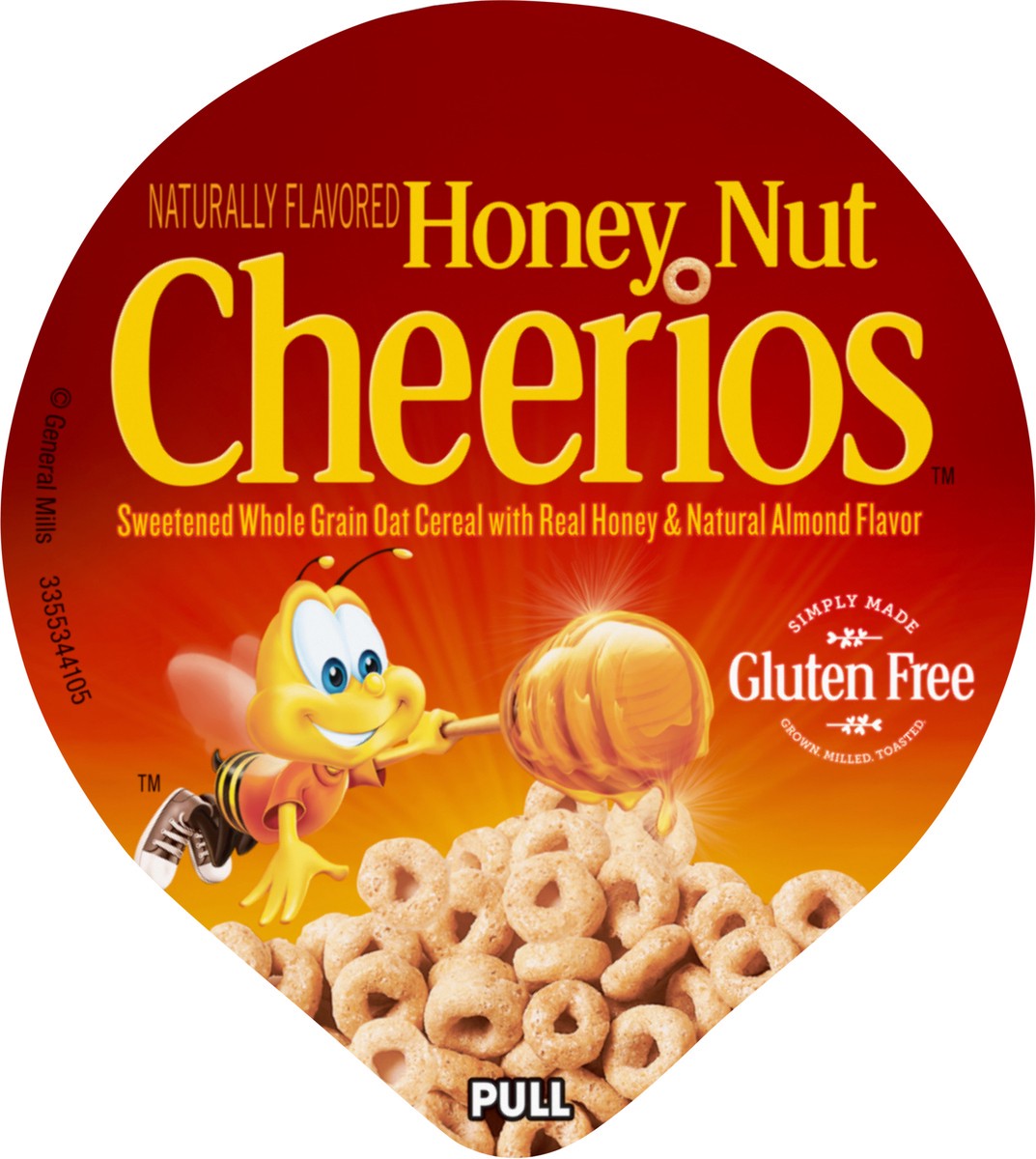 slide 3 of 14, Cheerios Honey Nut Cheerios Breakfast Cereal Cup, Gluten Free, Single Serve Cereal, 1.8 oz, 1.8 oz