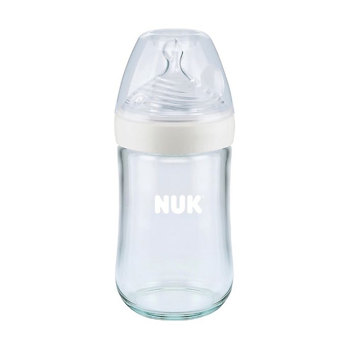 slide 6 of 11, NUK Simply Natural Glass Bottle Newborn Gift Set, 11 ct