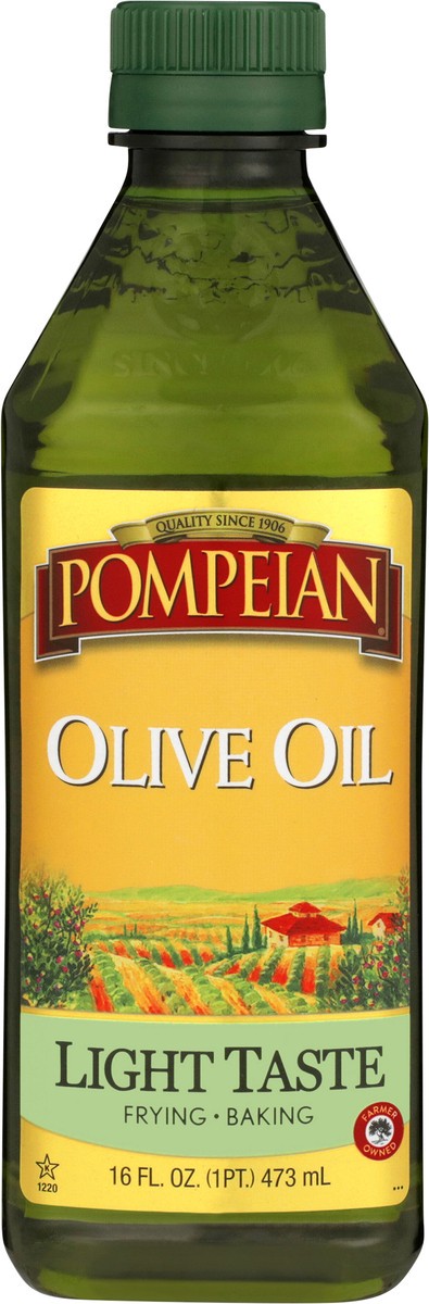 slide 3 of 9, Pompeian 16 oz Pompeian Light Taste Olive Oil, 16 fl oz