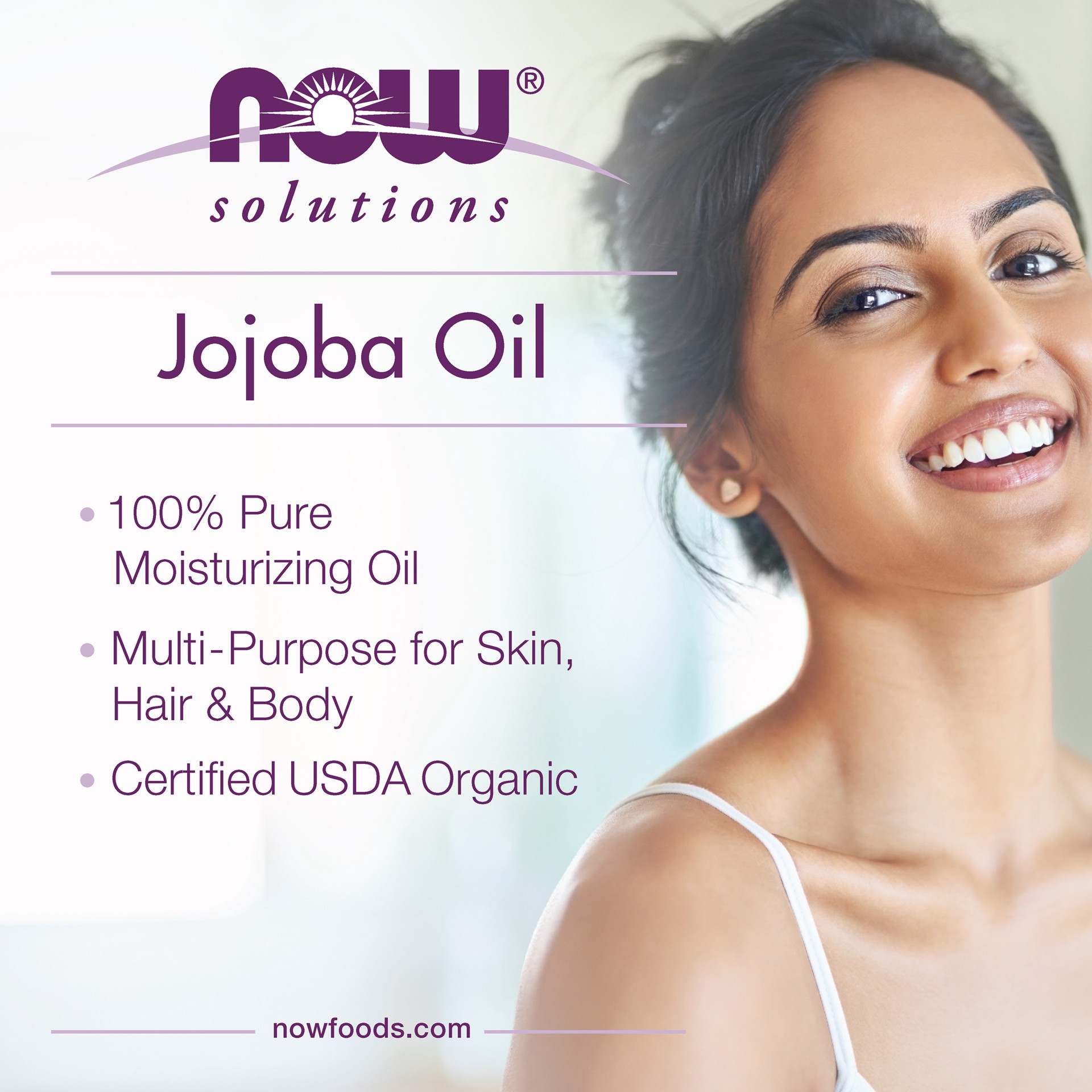 slide 5 of 5, NOW Jojoba Oil, Organic - 8 fl. oz., 8 fl oz