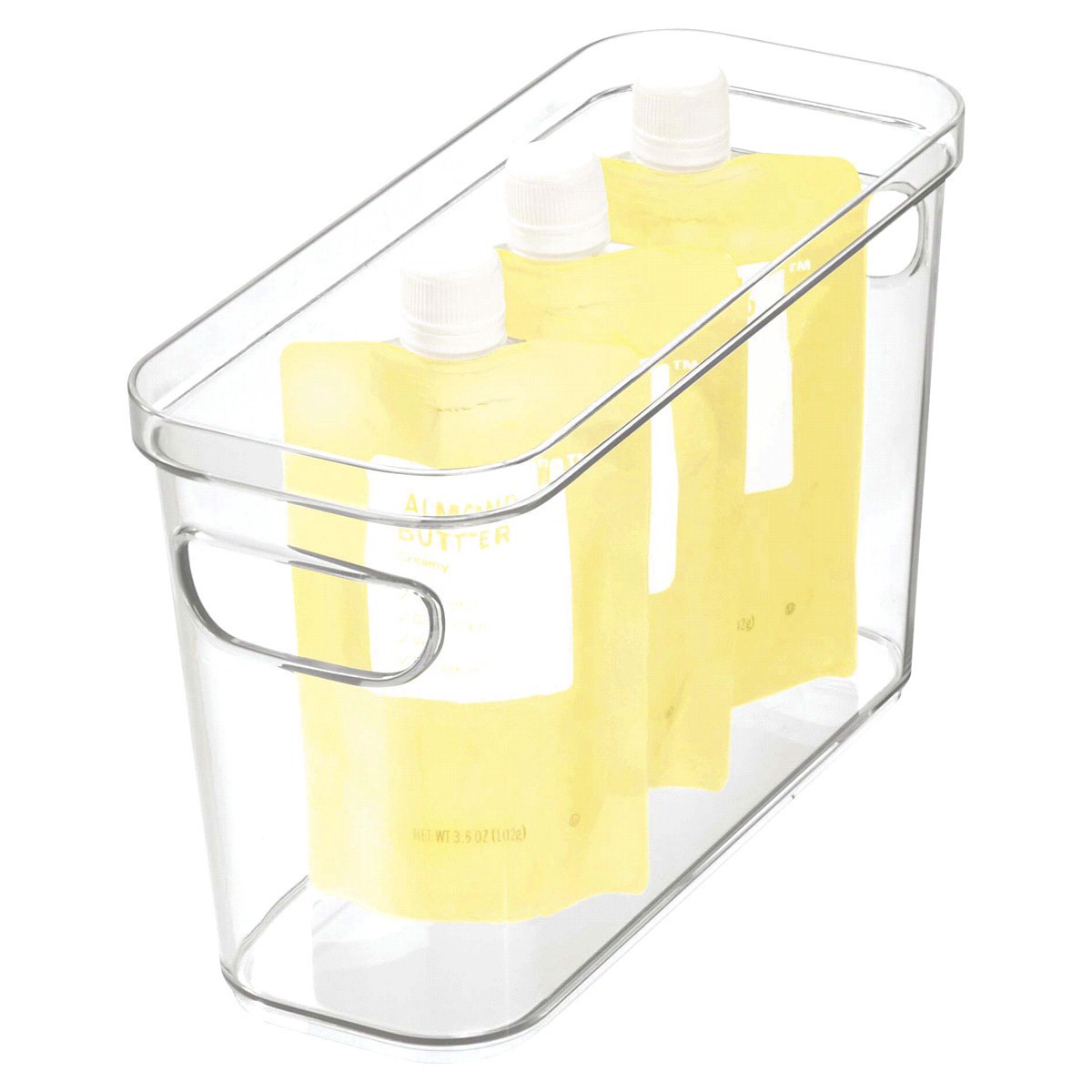 slide 9 of 13, iDesign Crisp Bin, 4" x 10" x 6", 10 in