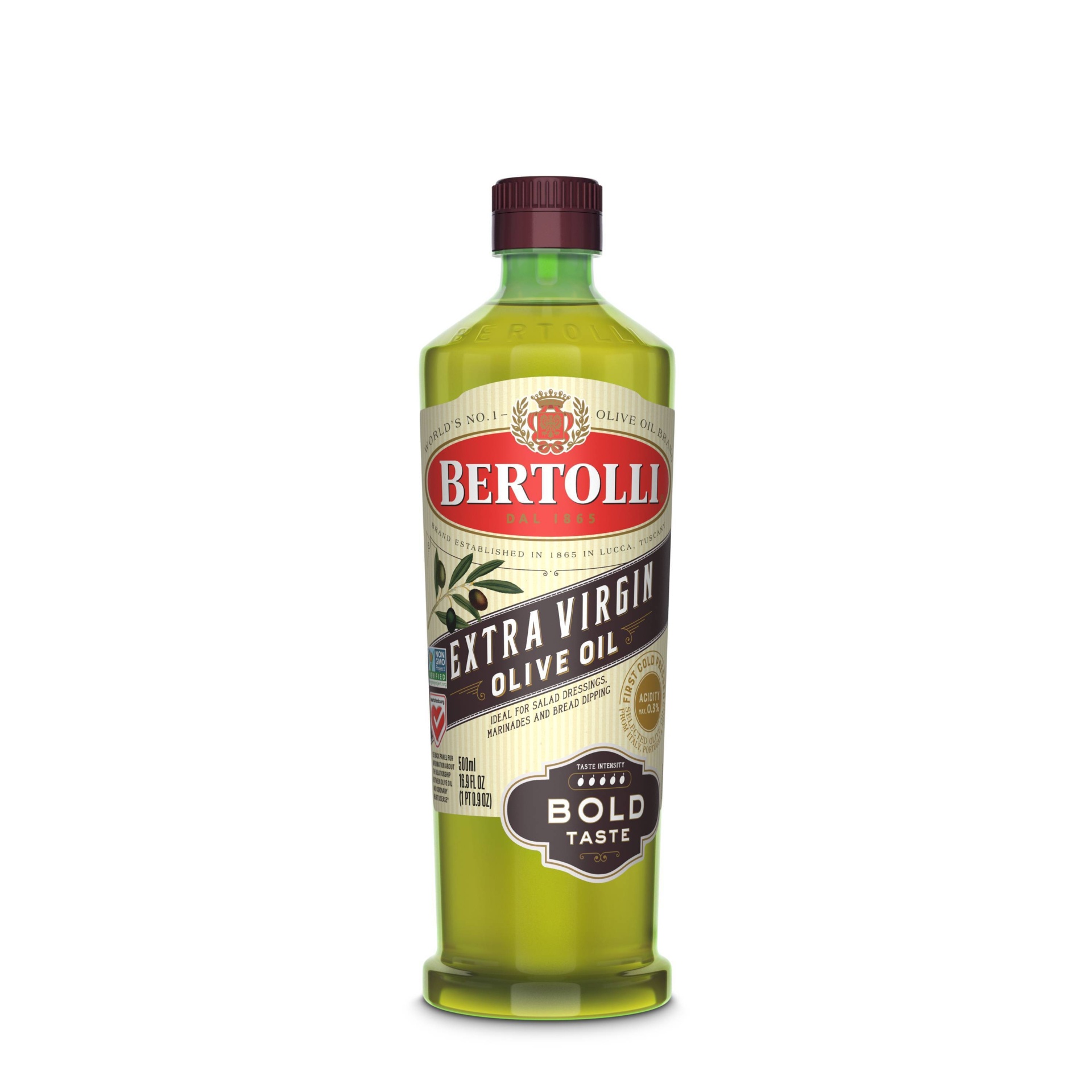 slide 1 of 2, Bertolli Extra Virgin Olive Oil Bold Taste -, 16.9 fl oz