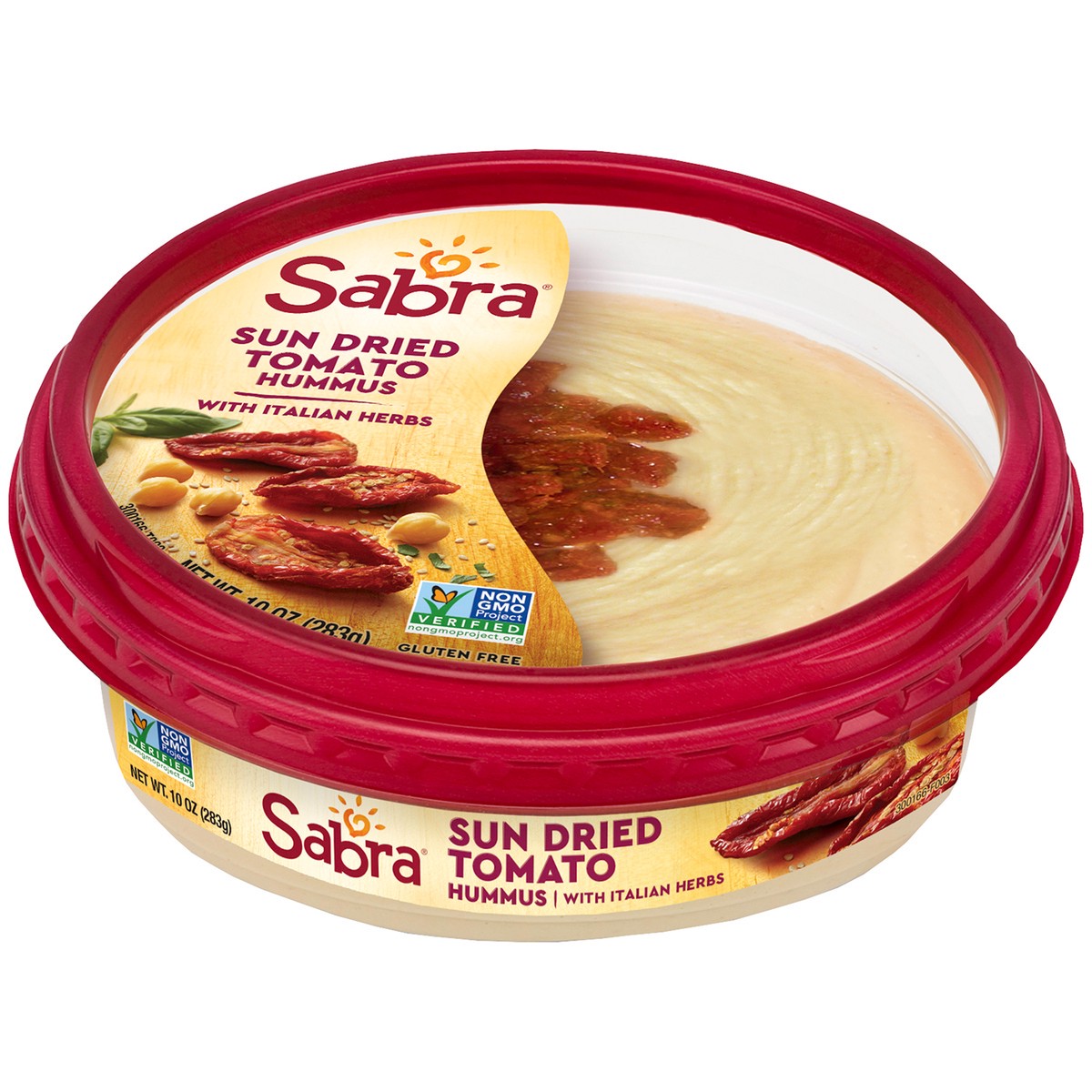 slide 1 of 12, Sabra Sun Dried Tomato Hummus 10 oz. Tub, 10 oz