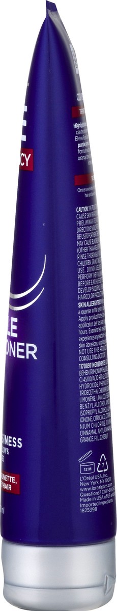 slide 8 of 9, L'Oréal Elvive Purple Conditioner, 5.1 oz