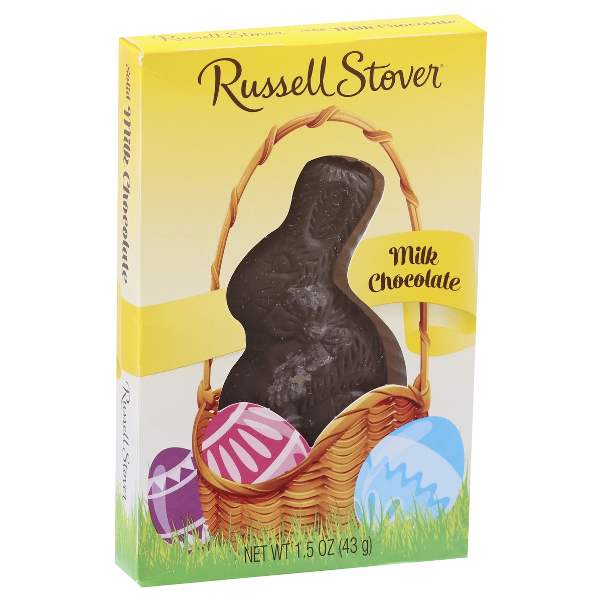 slide 6 of 9, Russell Stover Easter Solid Milk Chocolate Easter Bunny, 1.5 oz., 1.5 oz