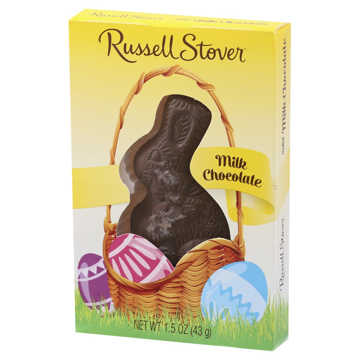 slide 8 of 9, Russell Stover Easter Solid Milk Chocolate Easter Bunny, 1.5 oz., 1.5 oz