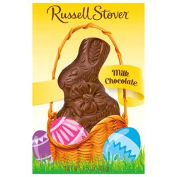 Russell Stover Easter Solid Milk Chocolate Easter Bunny, 1.5 oz.