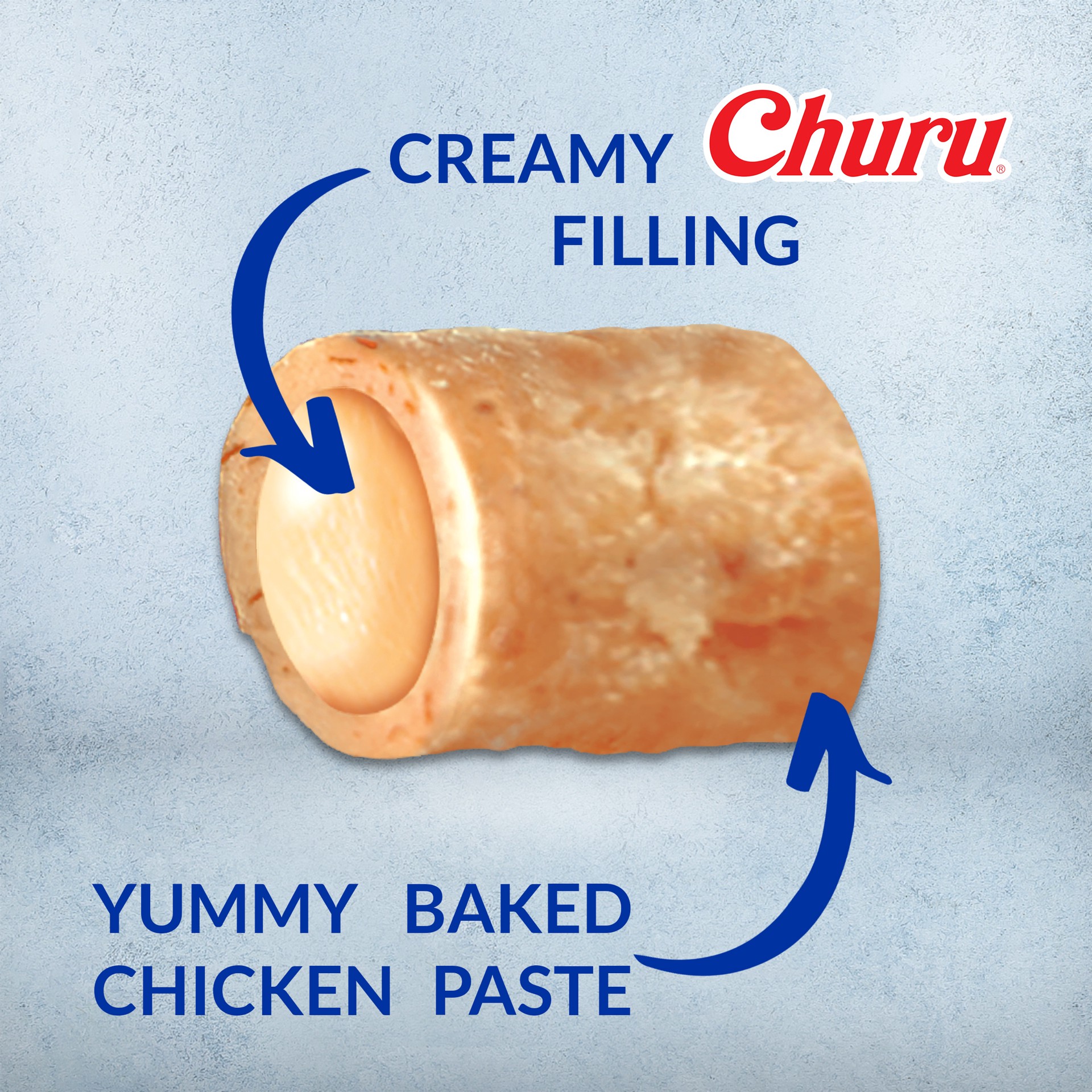 slide 6 of 6, INABA Churu Bites for Dogs, Soft/Chewy Baked Chicken Wrapped Churu Filled Dog Treats with Vitamin E, 0.42 Ounces per Tube, 8 Tubes Total, Chicken with Cheese Recipe, 8 ct
