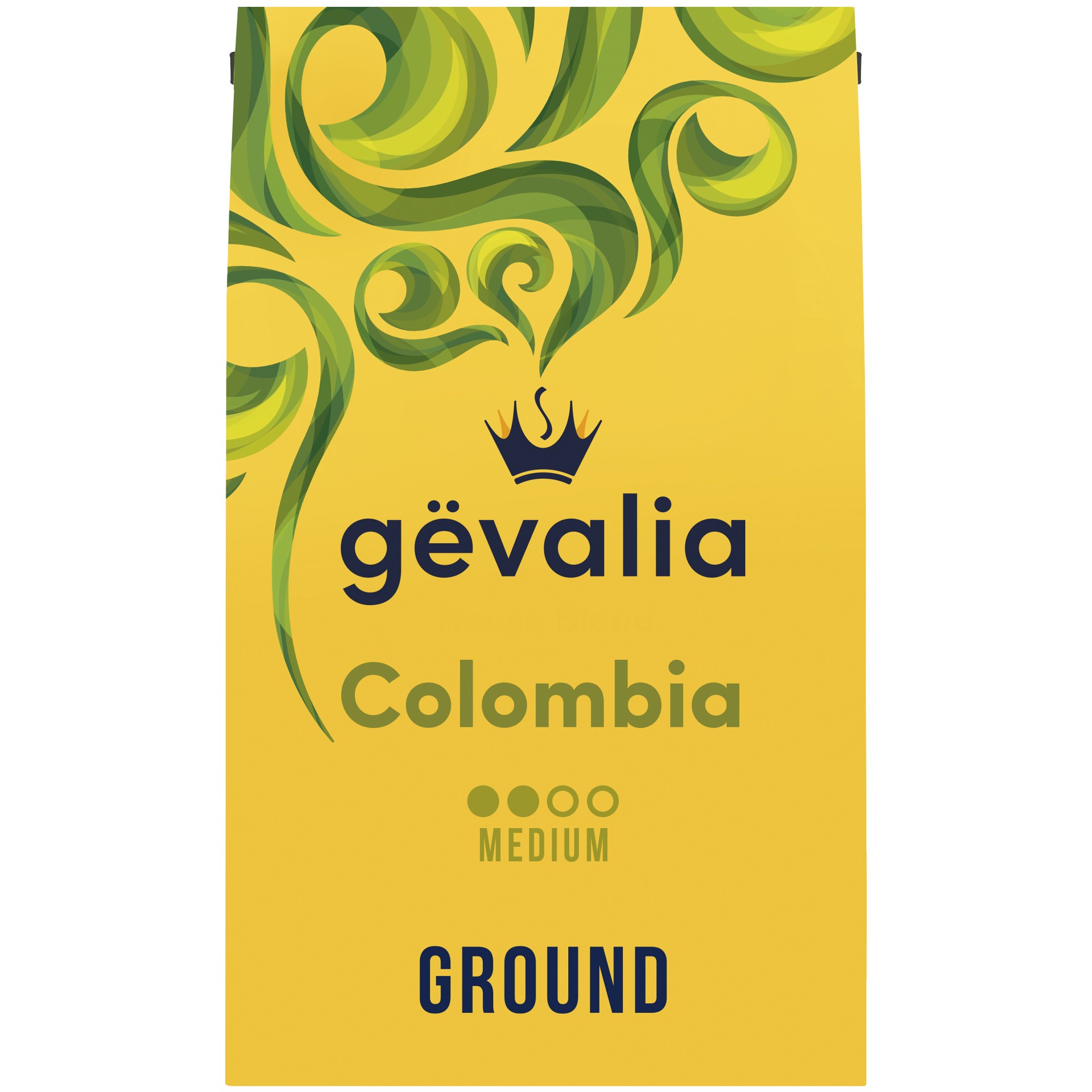 slide 1 of 12, Gevalia Colombia Medium Roast Ground Coffee, 20 oz Bag, 20 oz