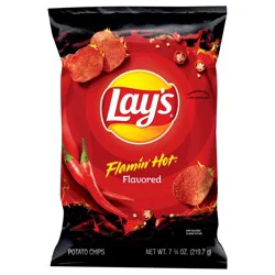Lay's Potato Chips Flamin' Hot Flavored 7 3/4 Oz