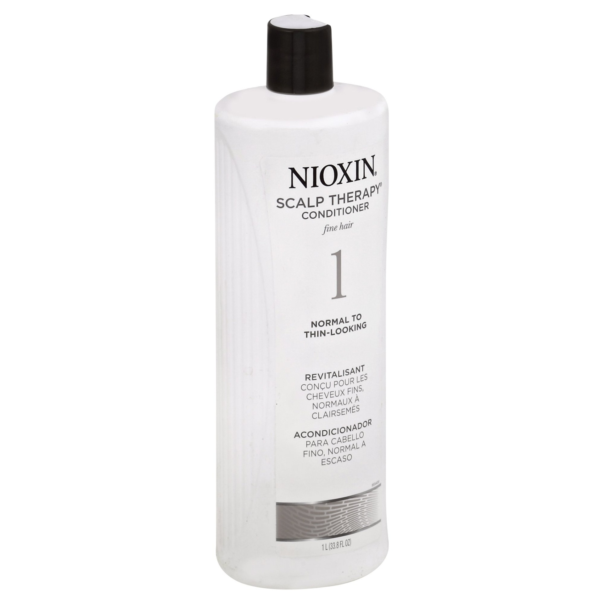 slide 1 of 1, Nioxin System 1 Scalp Therapy Fine to Thin-Looking Conditioner, 33.8 fl oz