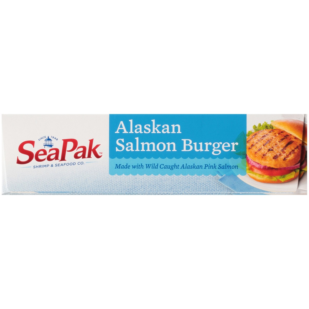 slide 14 of 14, SeaPak Shrimp & Seafood Co. Alaskan Salmon Burger 4 ct Box, 12.8 oz