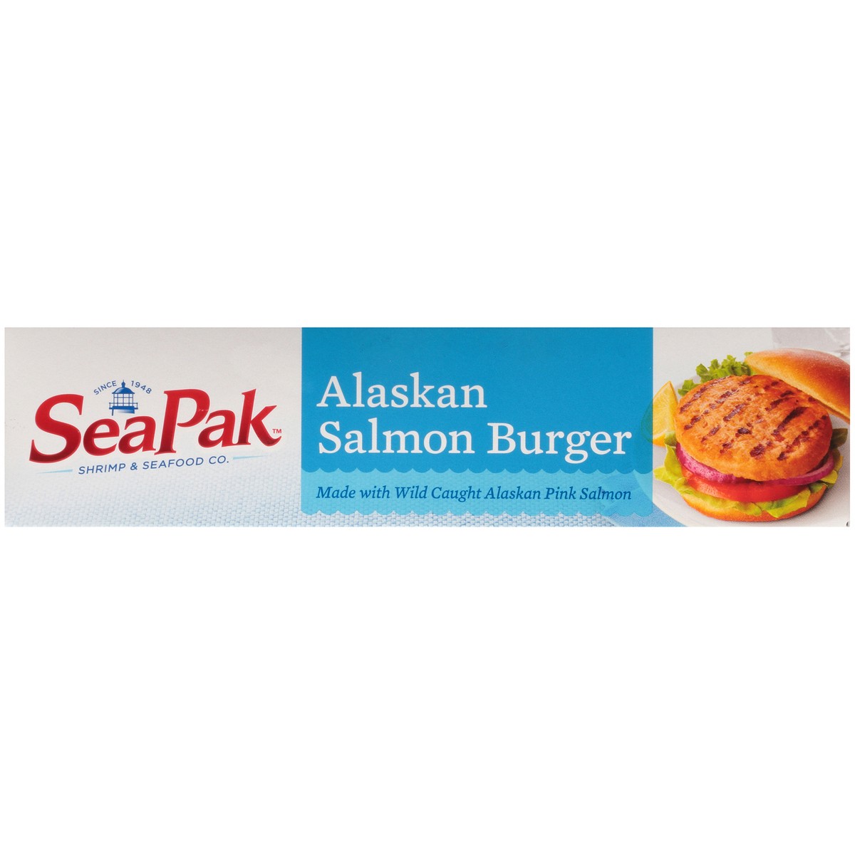 slide 6 of 14, SeaPak Shrimp & Seafood Co. Alaskan Salmon Burger 4 ct Box, 12.8 oz