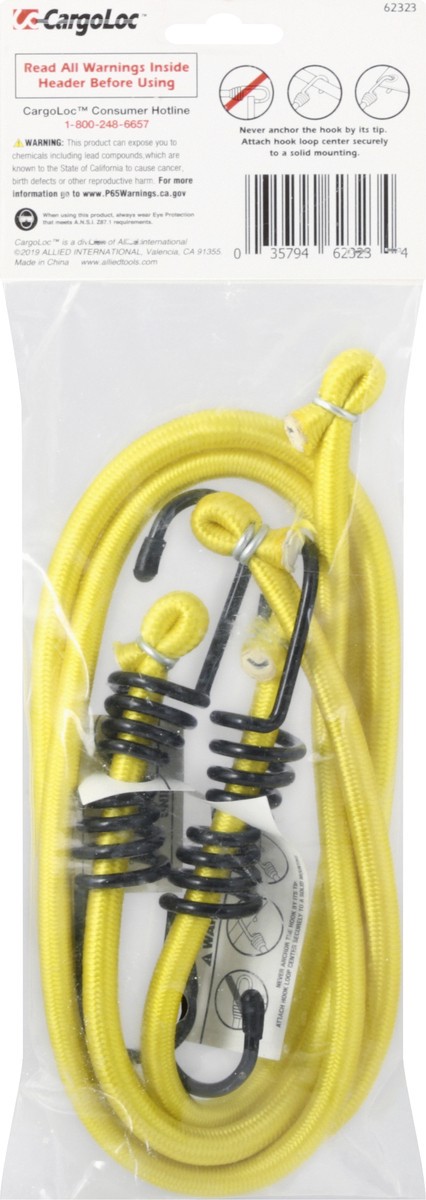 slide 3 of 9, CargoLoc Bungee Cords 2 ea, 2 ct
