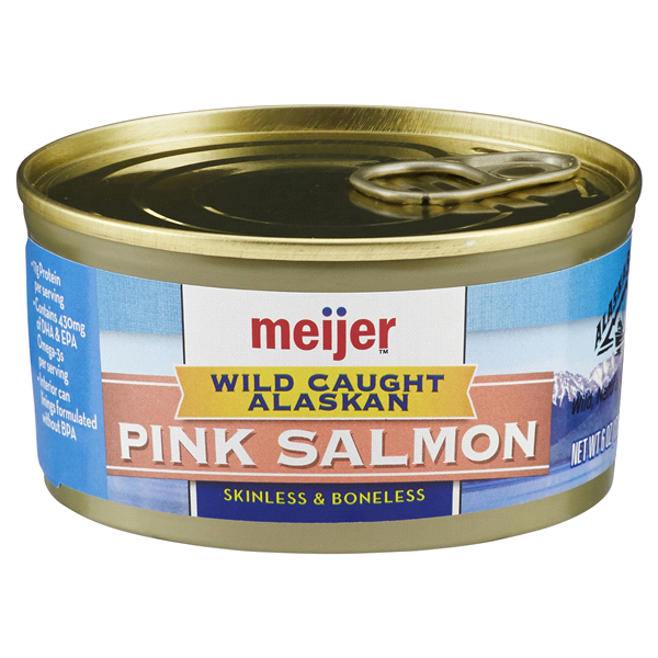 slide 1 of 1, Meijer Skinless Boneless Pink Salmon, 6 oz