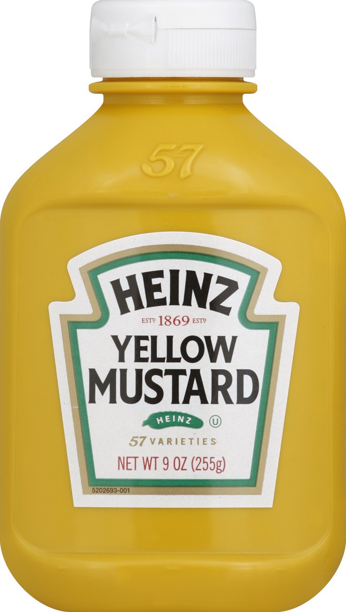 slide 2 of 2, Heinz Mustard 9 oz, 9 oz