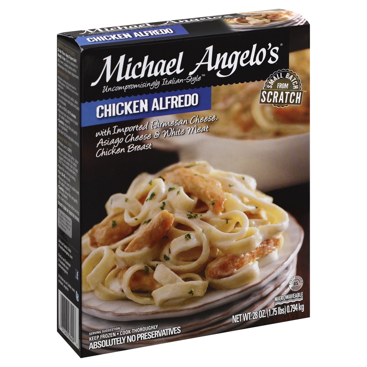 slide 4 of 4, Michael Angelo's Chicken Alfredo 28 oz, 28 oz