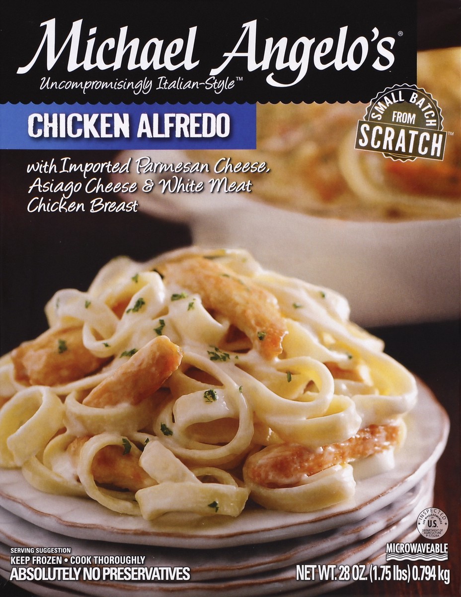 slide 1 of 4, Michael Angelo's Chicken Alfredo 28 oz, 28 oz