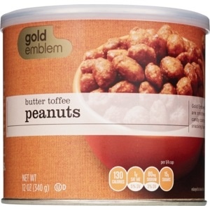 slide 1 of 1, CVS Gold Emblem Butter Toffee Peanuts, 12 oz