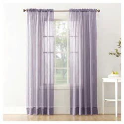 Erica Crushed Voile Panel Lavender 51 in x 84 in