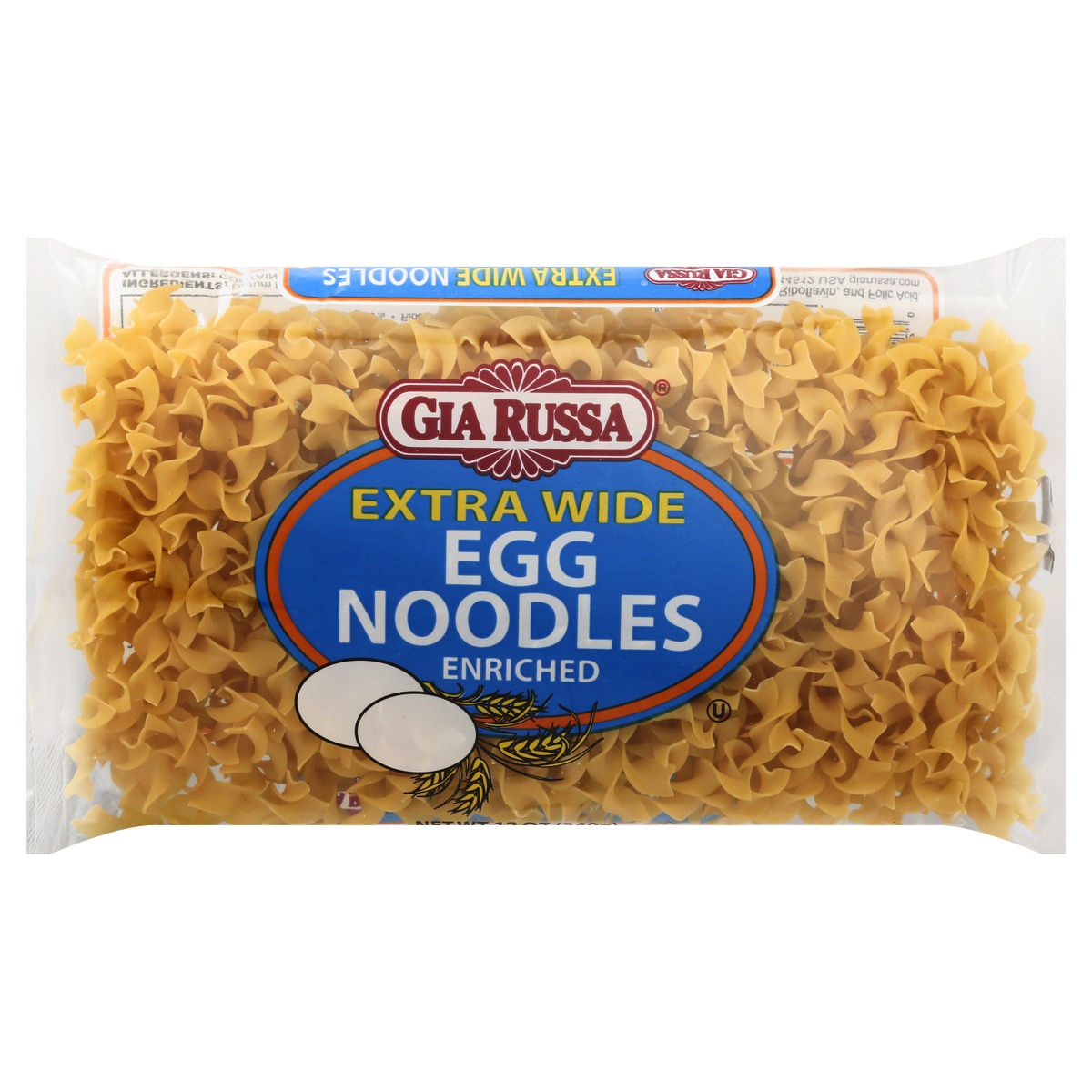 Gia Russa Egg Noodles, Extra Wide, Enriched 12 oz Shipt