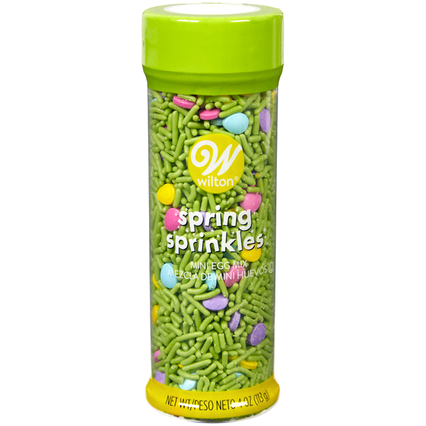 slide 1 of 1, Wilton Easter Eggs with Grass Mix Sprinkles, 4 oz