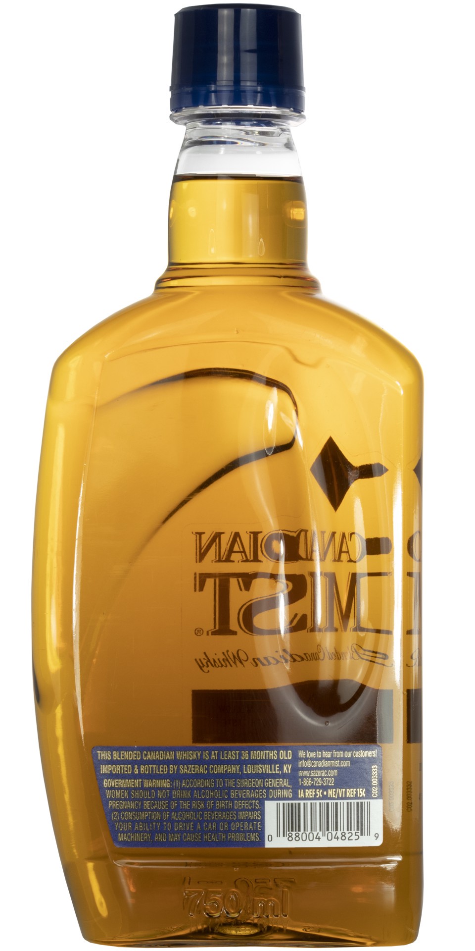 slide 2 of 2, Canadian Mist Blended Whiskey (Plastic Bottle), 750 ml