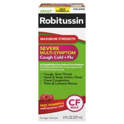 Robitussin Severe Multi-Symptom Cough, Cold and Flu Medicine