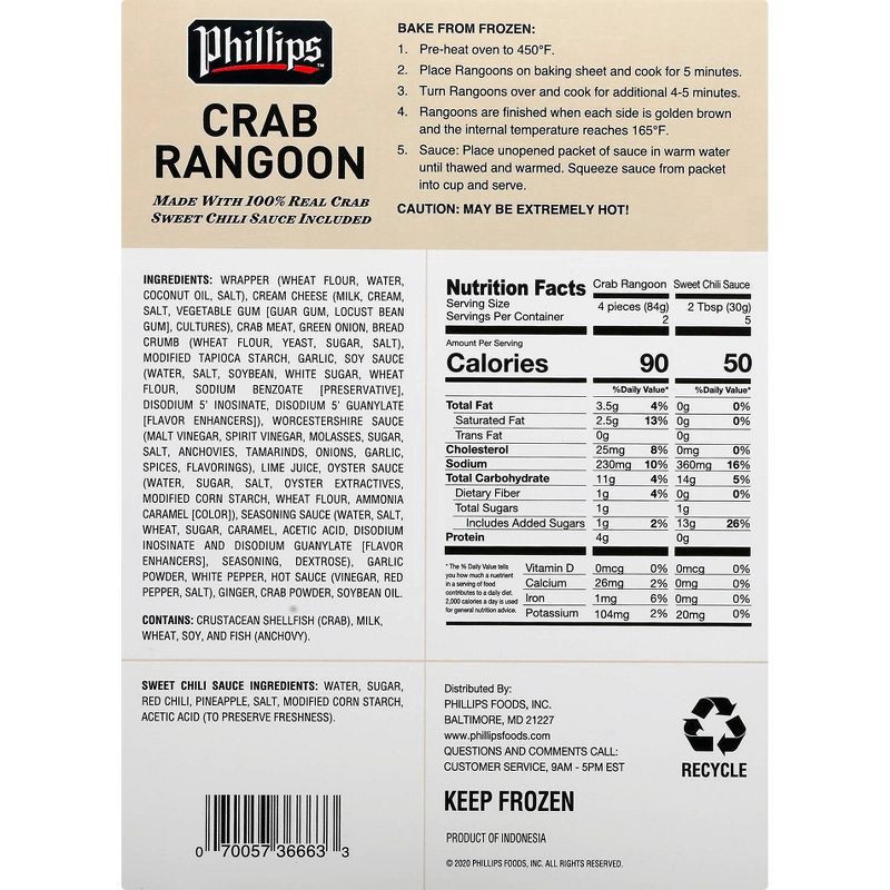 slide 3 of 4, Philips Crab Rangoon 6 oz, 6 oz