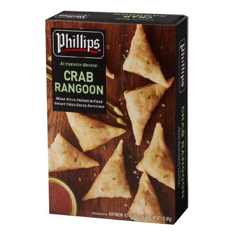 slide 1 of 1, Phillips Frozen Crab Rangoons - 8oz, 