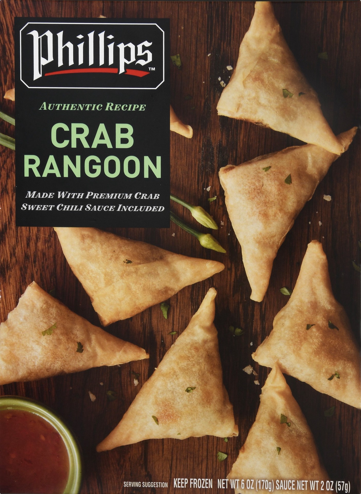slide 1 of 4, Philips Crab Rangoon 6 oz, 6 oz