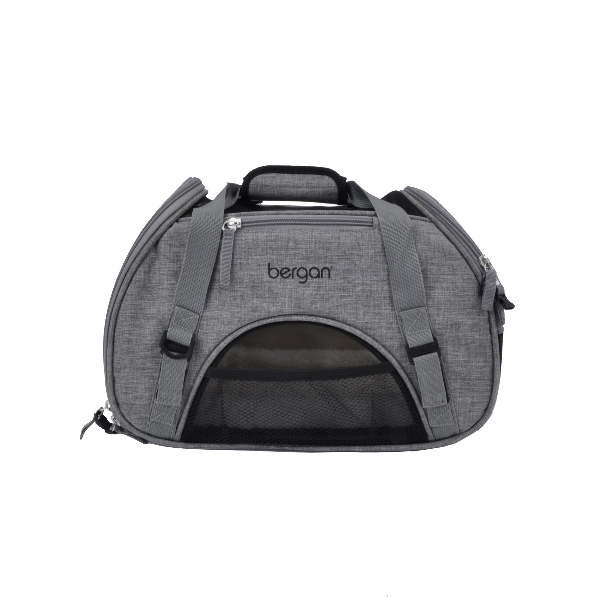 slide 1 of 1, Bergan Comfort Carrier™, Heather Grey, Small - 16" L x 8" W x 11" H, 1 ct