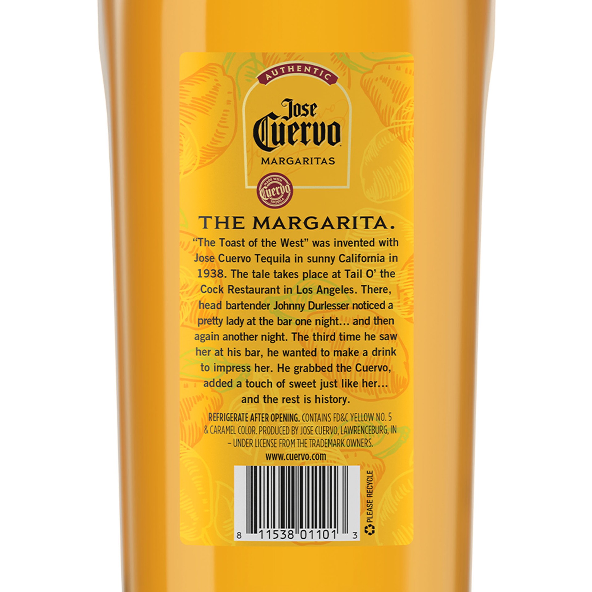 slide 2 of 5, Jose Cuervo Authentic Margarita Mango Margarita 1.75 L, 1.75 liter