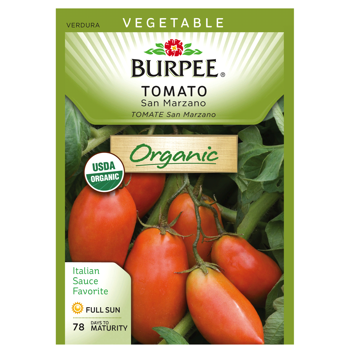 slide 1 of 1, Burpee Tomato, San Marzano, 1 ct