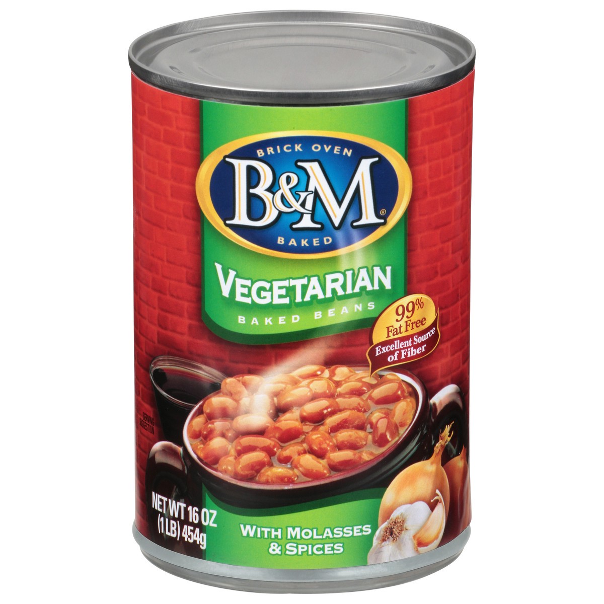 slide 1 of 12, B&M Vegetarian Baked Beans 16 oz, 16 oz