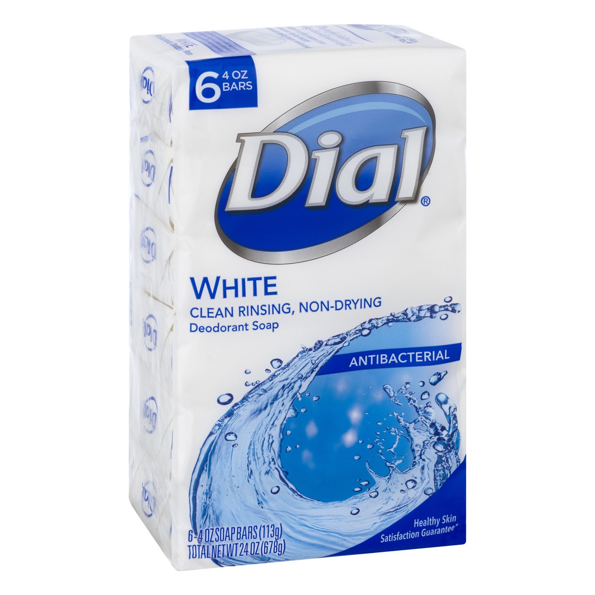 slide 8 of 9, Dial Antibacterial White Deodorant Soap 6 ea, 6 ct