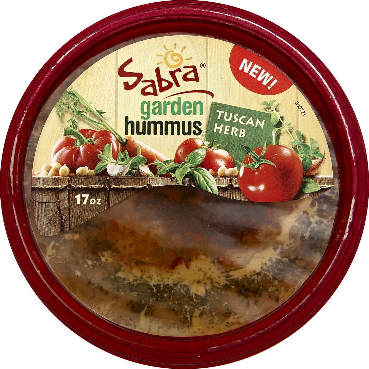 slide 2 of 3, Sabra Tuscan Herb Garden Hummus, 17 oz