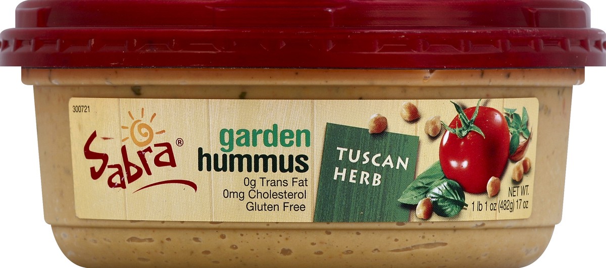 slide 3 of 3, Sabra Tuscan Herb Garden Hummus, 17 oz