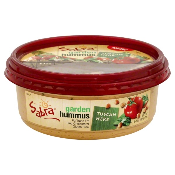 slide 1 of 3, Sabra Tuscan Herb Garden Hummus, 17 oz