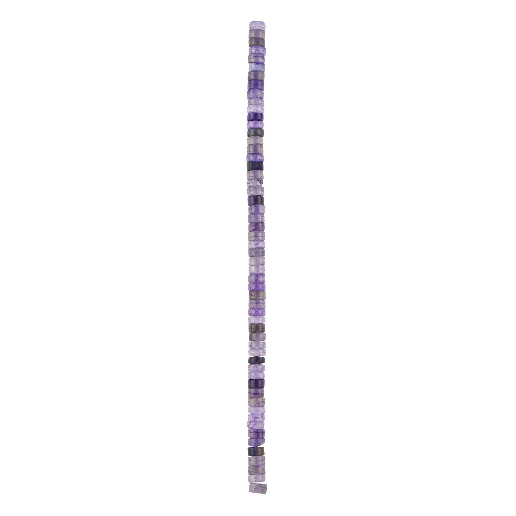 slide 3 of 3, Purple Agate Heishi Beads By Bead Landing, 6 mm