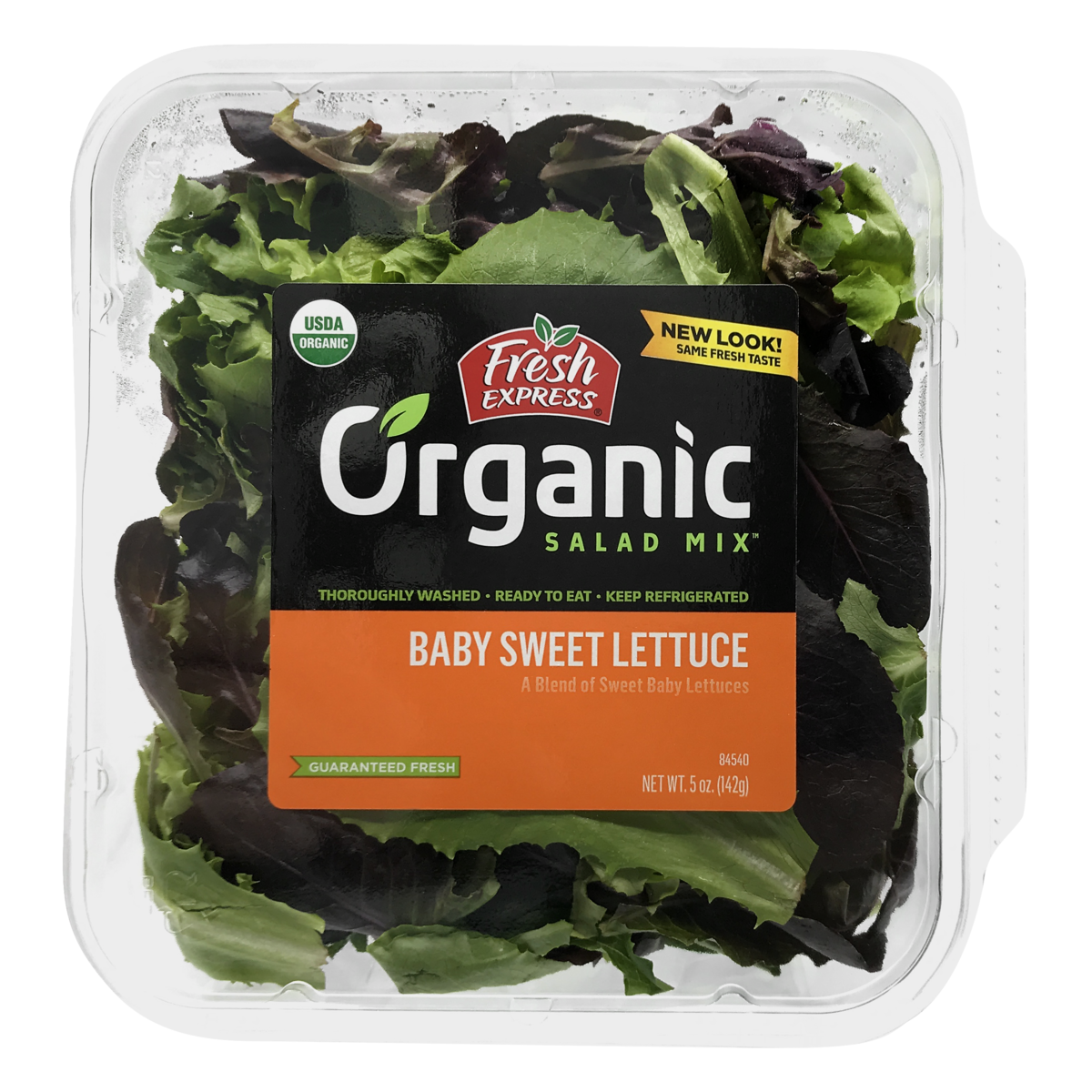 slide 1 of 1, Fresh Express Organic Baby Sweet Lettuce, 5 oz