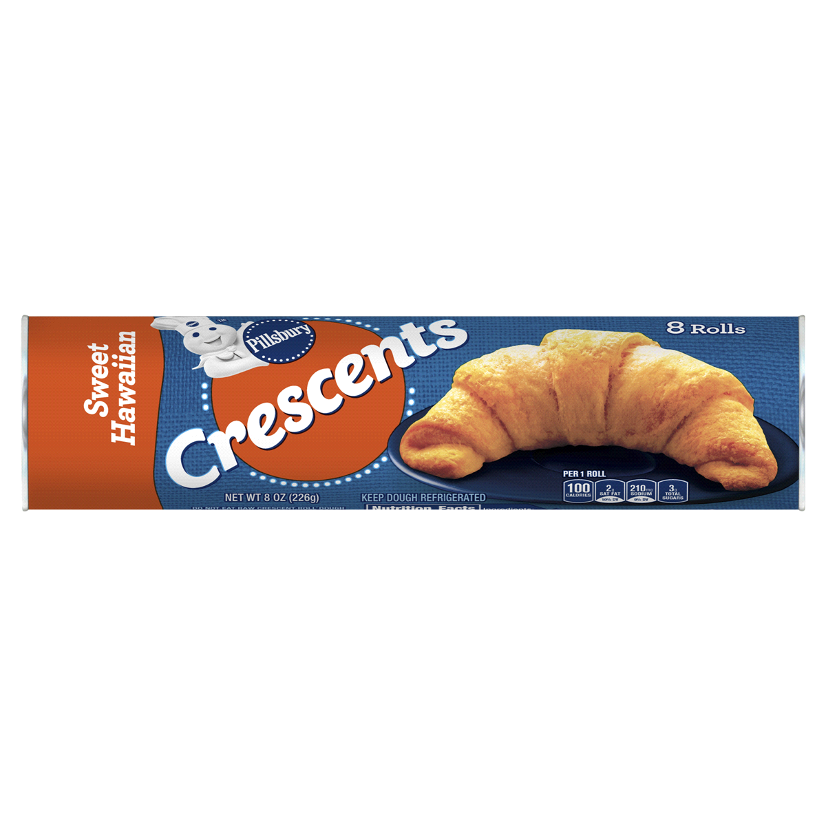 slide 1 of 1, Pillsbury Sweet Hawaiian Crescents, 8 oz