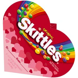 SKITTLES Original Valentine''s Day Chewy Candy Heart Box, 6.51 oz