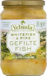 Yehuda Whitefish & Pike Gefilte Fish 24 oz